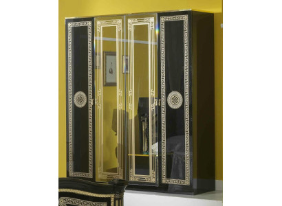 Schrank Edler Kleiderschrank Made in Italy Klassische Schränke Schlafzimmer