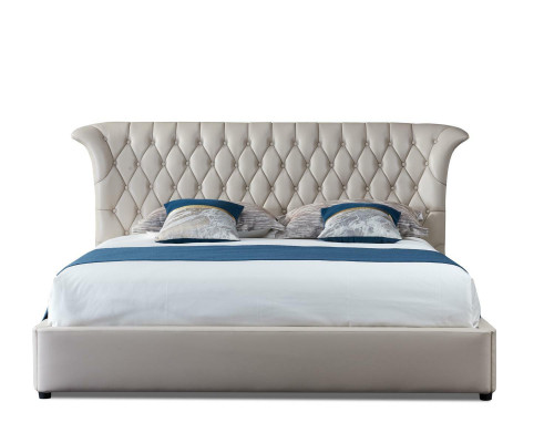 Design Leder Bett Ehe Chesterfield Hotel Luxus Schlaf Zimmer Doppel Betten