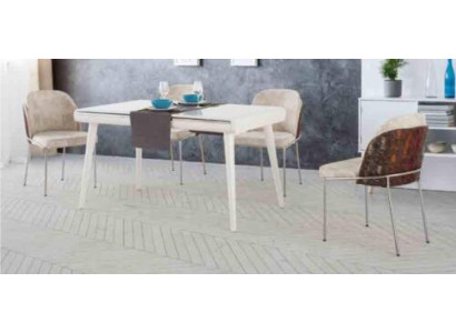 Modern Essgruppe Möbel Esszimmer Set Garnitur Sitz Esstisch Polster 5tlg.