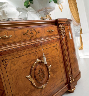 Sideboard Kommode Schränke Kommoden Holz Wohnzimmer Möbel Schrank Braun Luxus