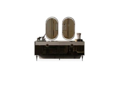 Sideboard Anrichte Grau Kommode Moderner Kommoden italienischer Stil