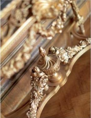 Gruppe Konsole Spiegel Schminktische Gold Barock Tisch Schlafzimmer