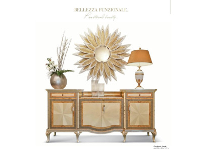 Sideboard Kommode Schränke Kommoden Holz Wohnzimmer Möbel Beige	