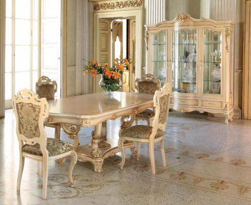 Luxus Esstisch Esszimmertisch Essecke Tisch Esszimmer Holz Beige