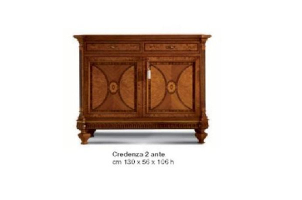 Sideboard Kommode Möbel Schrank Braun Holz Wohnzimmer Barock