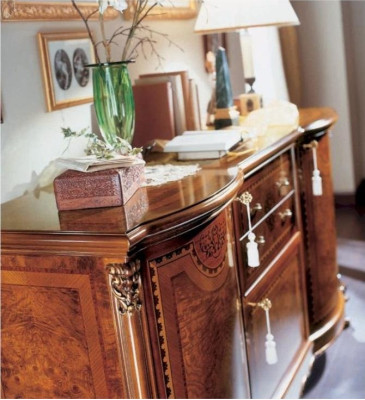 Anrichte Schränke Kommoden Möbel Braun Wohnzimmer