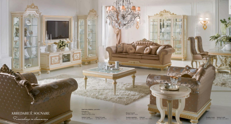 Sessel Luxus Sitzer Stoff 1 Sitzer Wohnzimmer Möbel Beige Barock Holz