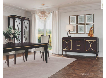Sideboard Kommode Luxus Schränke Kommoden Wohnzimmer Braun Holz	