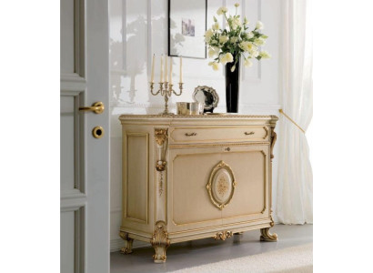 Sideboard Kommode Schränke Kommoden Holz Wohnzimmer Möbel Schrank Luxus Beige