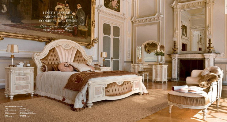 Nachttisch Nachtschränkchen Konsole Beige Tisch Holz Schlafzimmer