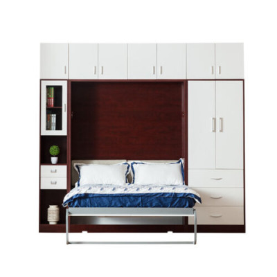 Schrank Bett Wandschrank Betten Wohnwand Schlafzimmer Gästezimmer Möbel Regal