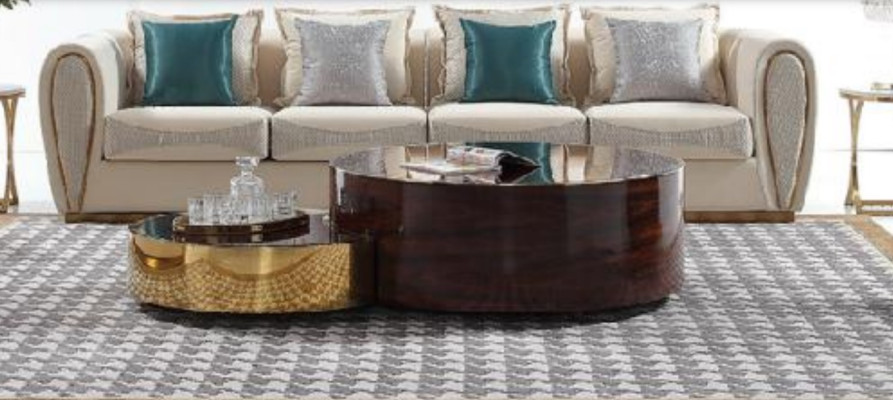 Zimmer Möbel Dreisitzer Couch Polster Neu Design Sofa Moderne Sitz Luxus Sofas