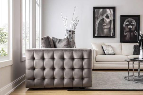Hochwertige Sofa 4 Sitzer Polstersofas Designer Couch Sofa Luxus Chesterfield
