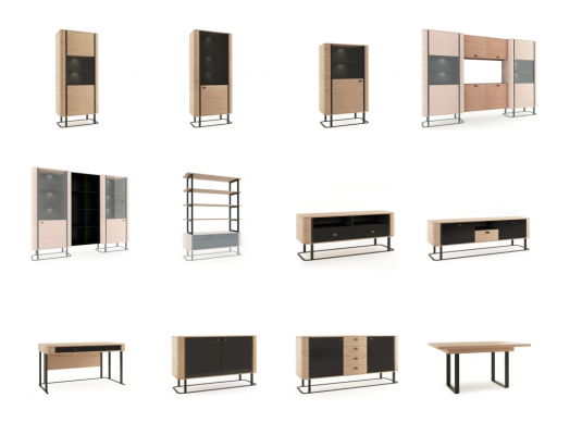 Regal Regal Aufbewahrung Wohnwand Schrank Aktenschrank Büro Office