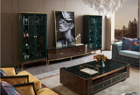 Glas Kommode Vitrine Kommoden Vitrinen Kommodenschrank Dekorative Designer