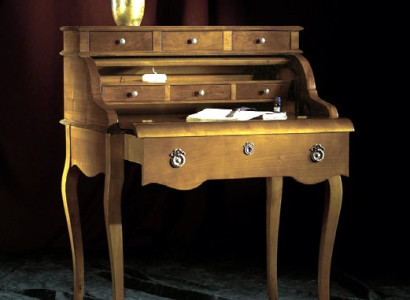Barock Schreibtisch Büro Tisch Edle Holz Tische Rokoko Antik Stil Möbel Italien