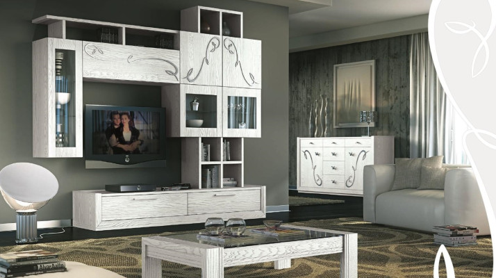 Wohnwand tv Wand Anbauwand Wohnzimmer Möbel rtv Wohnwände Schrank Regal