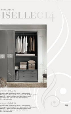 Kleiderschrank Schrank Luxus Schwebetüren Design Schränke Kleider Holz Möbel Neu