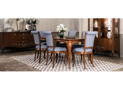 Stühle Wohnzimmer Esszimmer Lehnstuhl Polsterstuhl ohne Armlehne Luxus Sessel