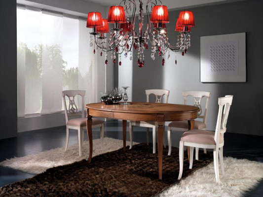Esszimmer Wohnzimmer Esstische Tische Tisch Möbel Esstisch Naturholz Retro Style