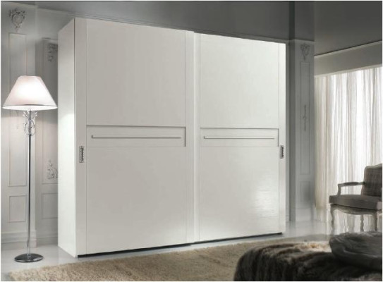 Kleiderschrank Schiebetüren Schlafzimmer Schrank Wand Schränke Holz Spiegel Neu