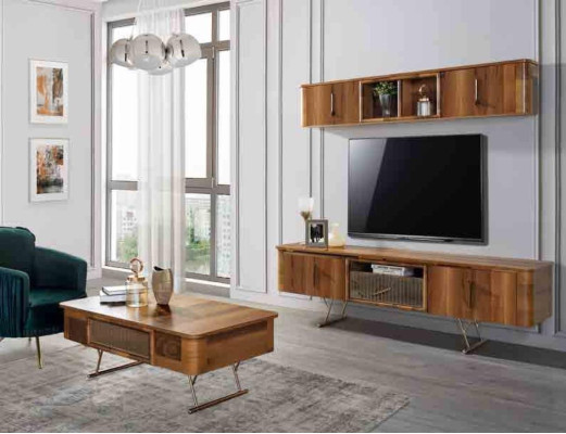 Wohnzimmer Möbel Wohnzimmer Wandregal tv Schrank Wandschränke Regal Holz Möbel