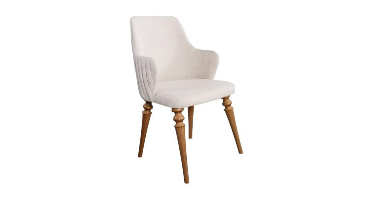 Stuhl Stühle Luxus Design Lehnstuhl Holz Polster Neu Modern Esszimmer Möbel Holz