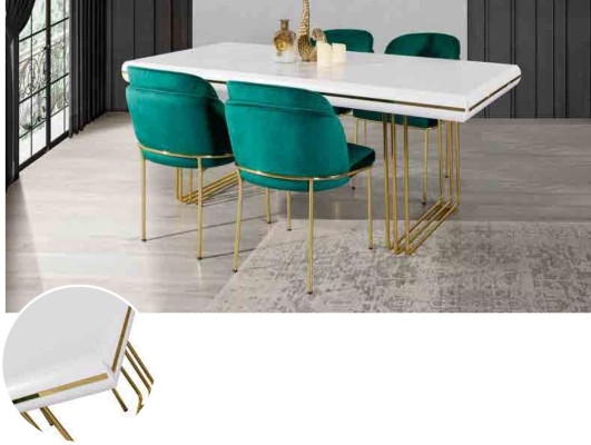 Esszimmer Wohnzimmer Büro Möbel Stuhl Design ohne Armlehnen Luxus Sessel