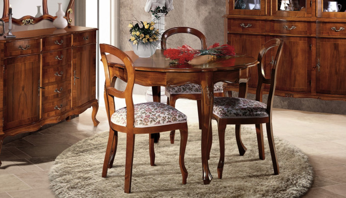 runde Tisch Stühle 4tlg Esszimmer Holztisch Esszimmer Set Stuhl Esstisch Gruppe