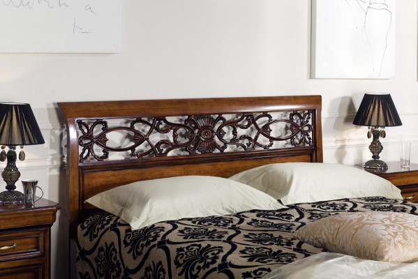 Komplett Schlafzimmer Set Holz Braun Bett 2x Nachttisch Kommode Spiegel Neu