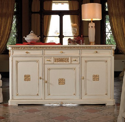 Kommode Anrichte Sideboard Weiß Sideboards Schrank Kommoden Möbel Massiv Holz