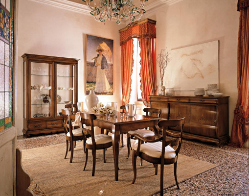 Klassische Set 2x Stühle Armlehnen 4x Stühle Stuhl Garnitur Esszimmer Gruppe Neu