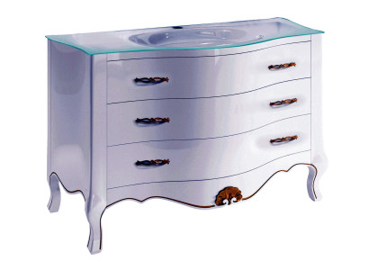 Waschtisch Klassischer Schrank Waschbecken Unterschrank Italienisches Badezimmer