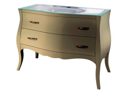 Waschtisch Klassischer Schrank Waschbecken Italienisches Badezimmer Unterschrank