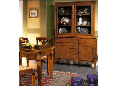 Anrichte Vitrine Buffet Schrank Italienische Möbel Einrichtung Regale Vitrinen