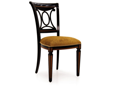 Stühle Wohnzimmer Esszimmer Lehnstuhl Polsterstuhl ohne Armlehne Luxus Sessel