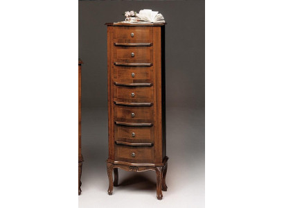 Kommode mit 6 Schubladen Sideboard weiß Anrichte holz Schubladenschrank Schrank