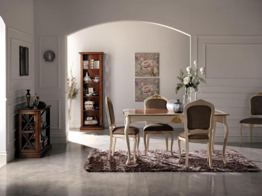 Schränke Einrichtung Vitrine Glas Schrank Anrichte Möbel Klassische Regale Neu