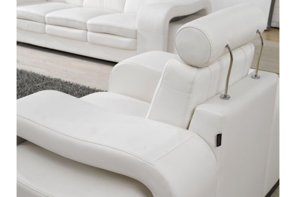 Design Ledersofa Couch Garnituren 3+2+1 Sitzer Garnitur Sofagarnitur Sofa