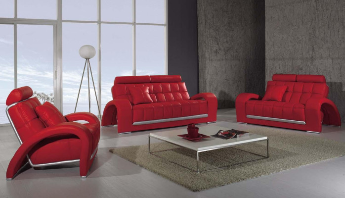 Ledersofa Couch Sofagarnitur Neu 3+2 Sitzer Garnitur Design Moderne Sofa