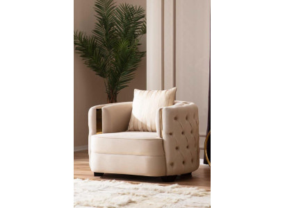 Wohnzimmer Luxus Sessel Moderne Einsitzer Design Chesterfield 1er Italien Möbel