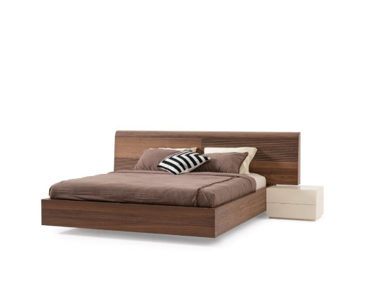 4tlg Schlafzimmer Set Bett 2x Nachttische Kleiderschrank Schrank