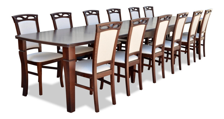 Esstisch 12 x Stühle Esszimmer Set Essgruppe Moderne Stuhle Tisch Tische 13tlg.