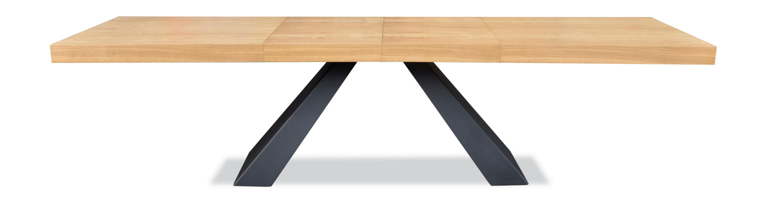 Tisch Esstisch Holztisch xxl Konferenztisch 100x200cm Ausziehbar 280cm massiv 