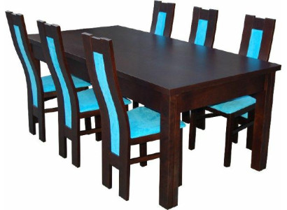 Esstisch + 6 Stühle Esszimmer Stuhl Set Essgruppe Moderner Tisch Tische Neu