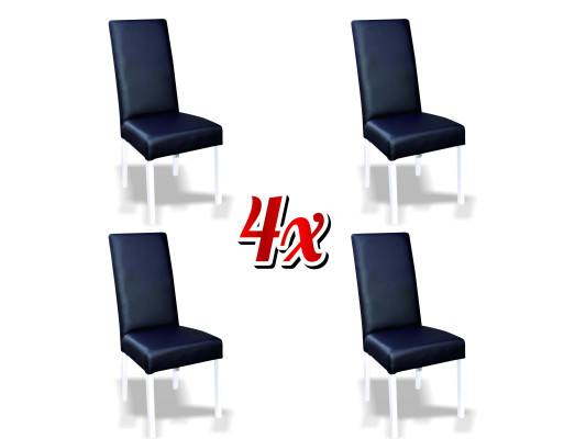 Modern Stuhl Holz Wohnzimmer Möbel Set 4x Stuhl Elegant Luxus Neu