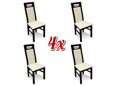 Garnitur Komplett K65 4x Designer Stuhl Set Esszimmer Textil Polster Sitz Stühle