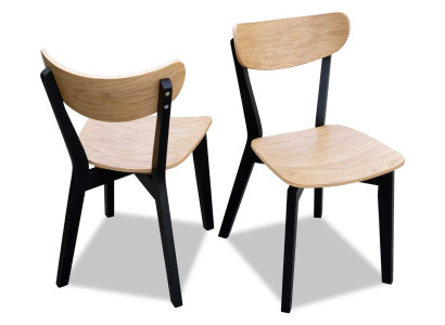 Stuhl Braun Luxus Esszimmer Holz Modern Möbel Design Elegantes Neu
