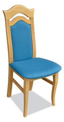 Stuhl 1x Ess Zimmer Polster Stuhl Sessel Fernseh Lounge Club Textil Lehntstühle