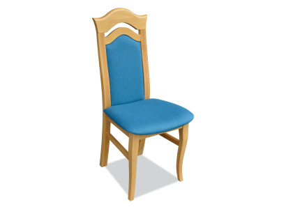 Stuhl 1x Ess Zimmer Polster Stuhl Sessel Fernseh Lounge Club Textil Lehntstühle